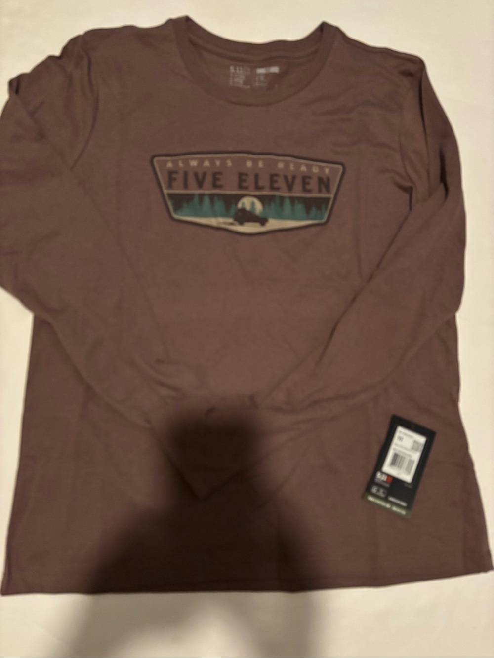 5.11 Tactical women Brown Long Sleeve Graphic Shirt